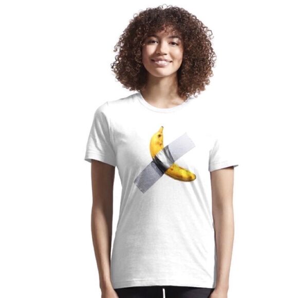 Unisex Maurizio Cattelan Art Basel Banana T-Shirt - Picture 2 of 8